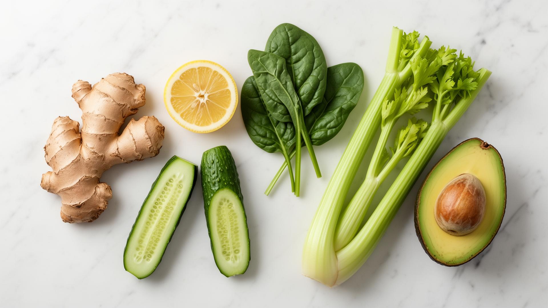 Fresh healthy foods and supplements